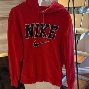 Nike Bold Red Pullover Hoodie